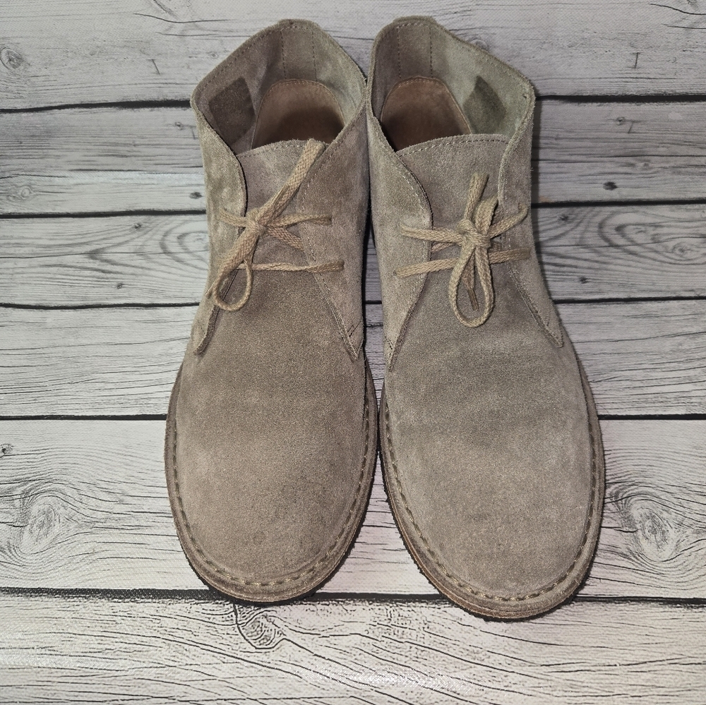 Rhodes Made in Italy Suede Chukka Boots Desert Style Crepe Sole Size 10 - Picture 2 of 16